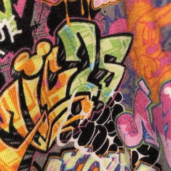 Disney Parks Mickey Pajama Pants Womens Large Lounge Stretch Graffiti - Picture 8 of 16